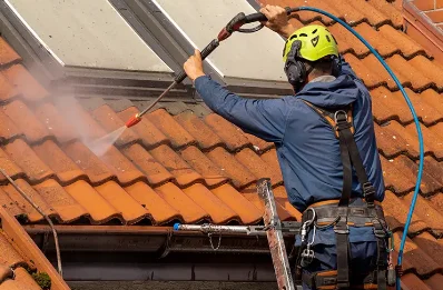 Démoussage et hydrofuge de toiture à Maisons